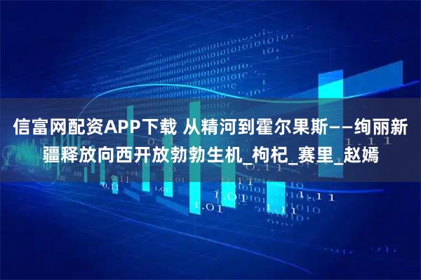 信富网配资APP下载 从精河到霍尔果斯——绚丽新疆释放向西开放勃勃生机_枸杞_赛里_赵嫣