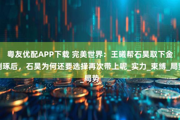 粤友优配APP下载 完美世界：王曦帮石昊取下金刚琢后，石昊为何还要选择再次带上呢_实力_束缚_局势